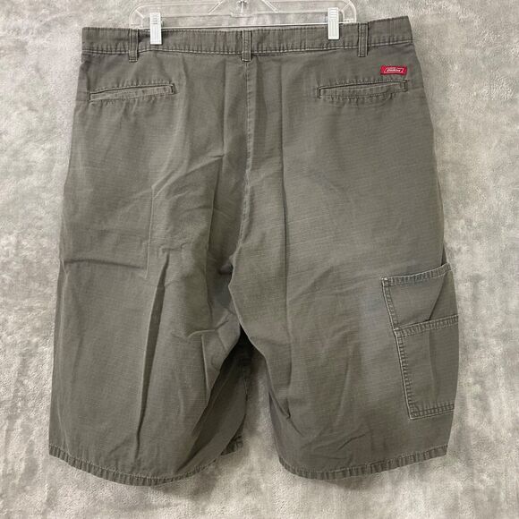 Genuine Dickies Ripstop Shorts Mens SIZE 40 Gray Loose Fit Multi-Use Pocket - Picture 3 of 10